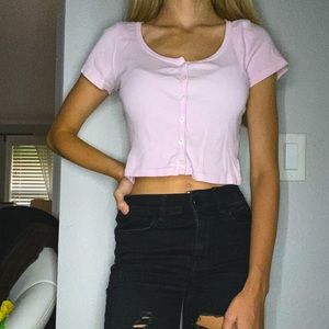 Pink Brandy melville  top
